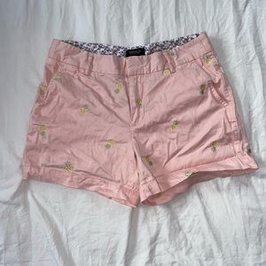 Pink Pineapple Jean Shorts